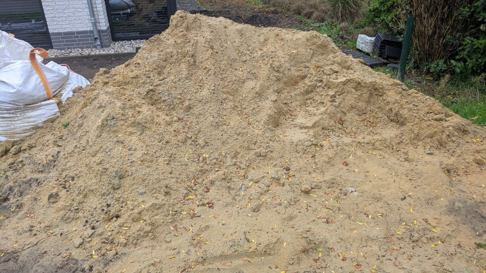 Gele zand, makkelijk te bereiken, Ophalen, Ophoogzand
