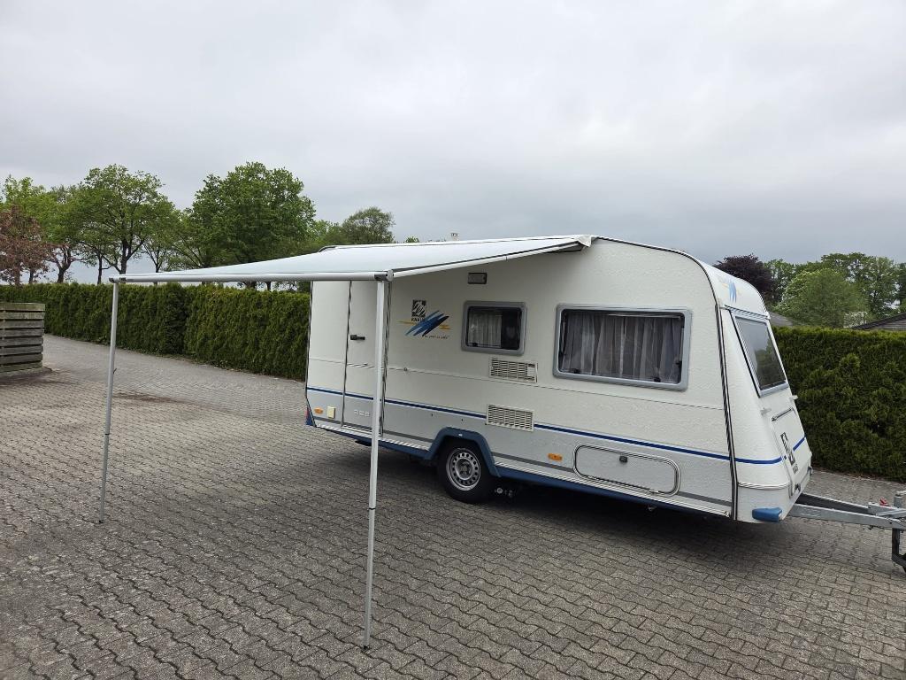 Thule Zakluifel 1200 300 Mystic Grey incl stormbanden, Ophalen, Zo goed als nieuw