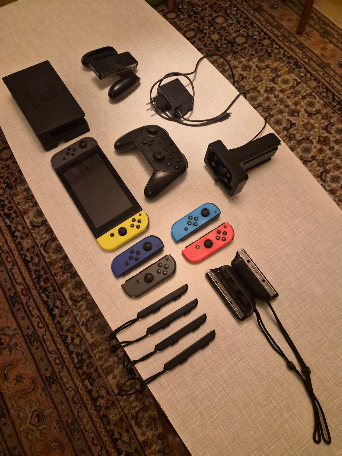 Nintendo Switch met Accessories, Ophalen of Verzenden, Gebruikt, Met 3 controllers of meer, Switch Original