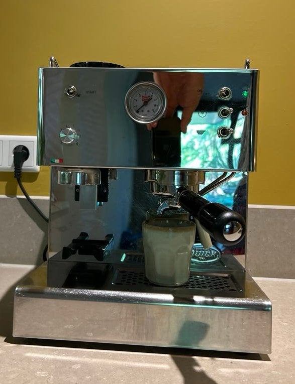 QuickMill 3035 Espressomachine, Witgoed en Apparatuur, Gebruikt, Espresso apparaat, Gemalen koffie, Ophalen of Verzenden