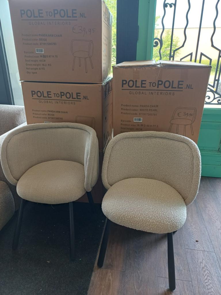 Teddy eetkamerstoelen nu €39,95, Ophalen of Verzenden