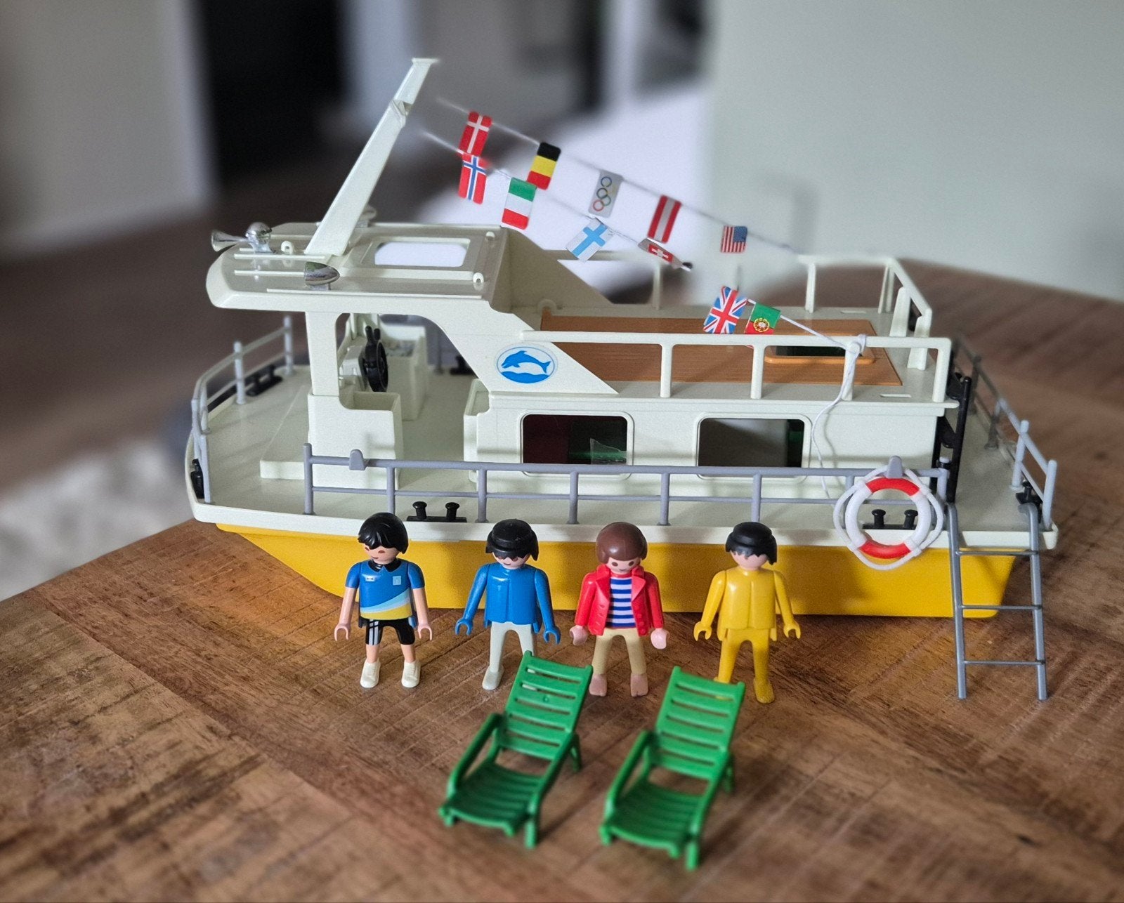 Vintage Playmobil Jacht/Boot - Nette Staat, Ophalen of Verzenden, Gebruikt, Complete set, Boot/Schip