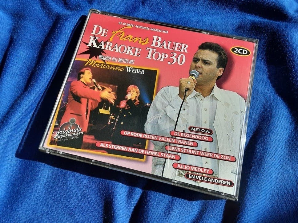 Frans Bauer & Marianne Weber - ( Karaoke Top 30 ) Dubbel CD, Ophalen, Gebruikt, Levenslied of Smartlap, Inclusief boekje