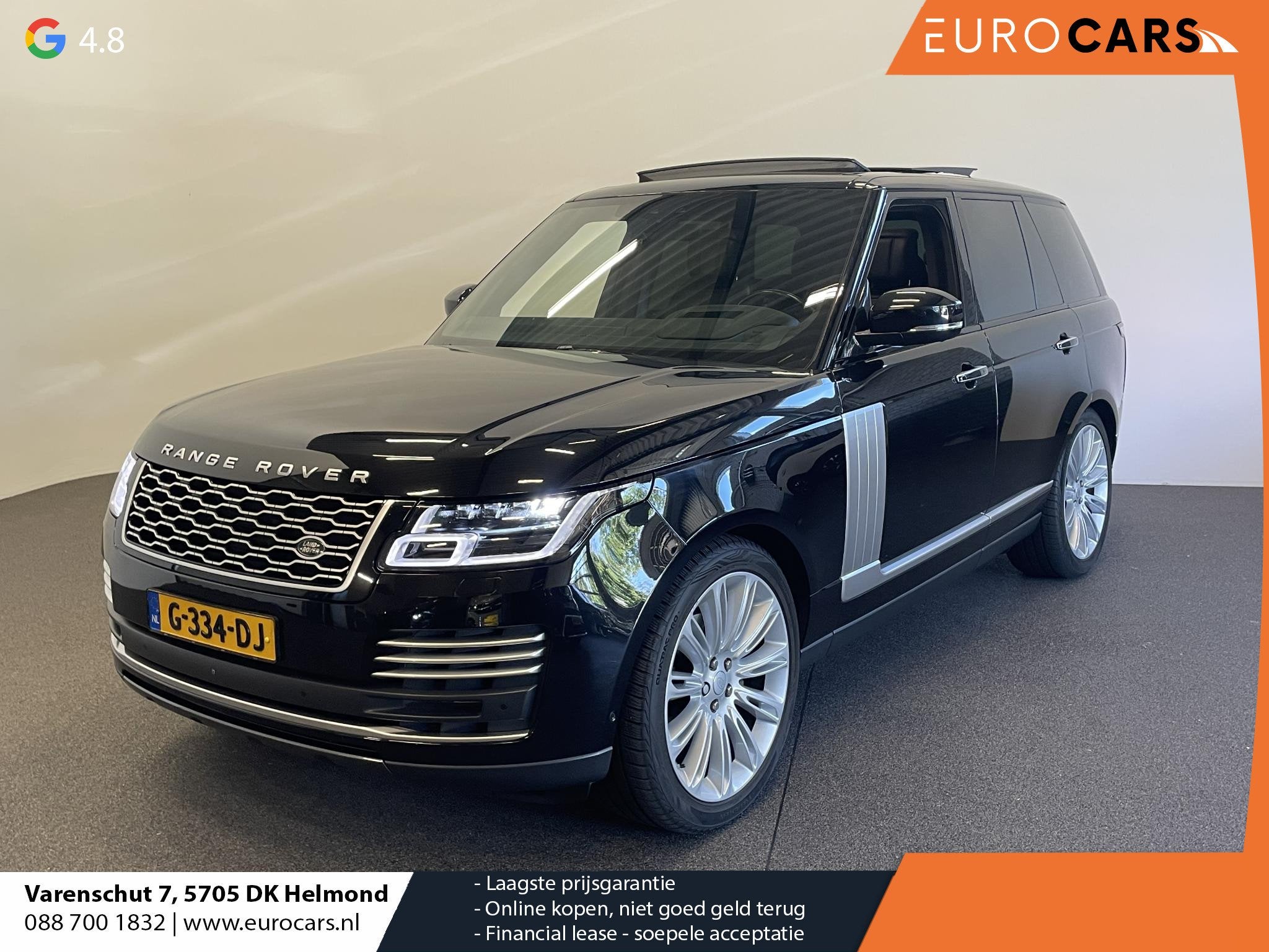 Land Rover Range Rover 3.0 TDV6 Autobiography Trekhaak Panor, Auto's, Automaat, Gebruikt, Zwart, 2993 cc