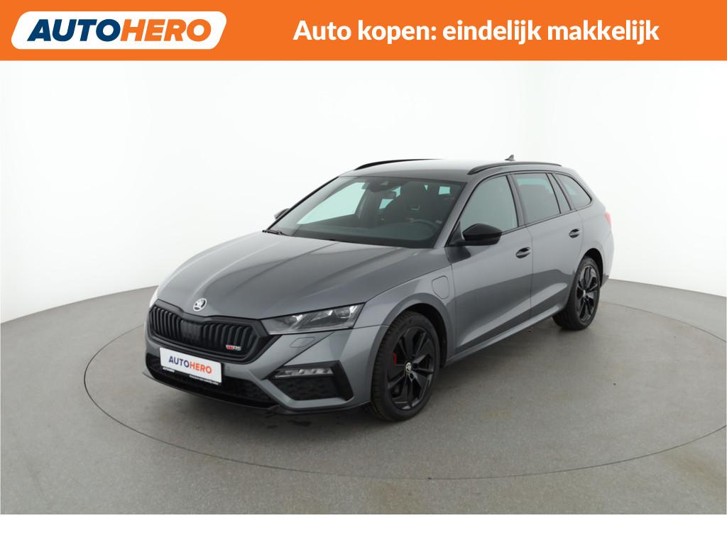 Skoda Octavia Combi 1.4 TSI RS iV PHEV Business |HM72514|, Auto's, Skoda, Gebruikt, 4 cilinders, Met garantie (alle), Alcantara