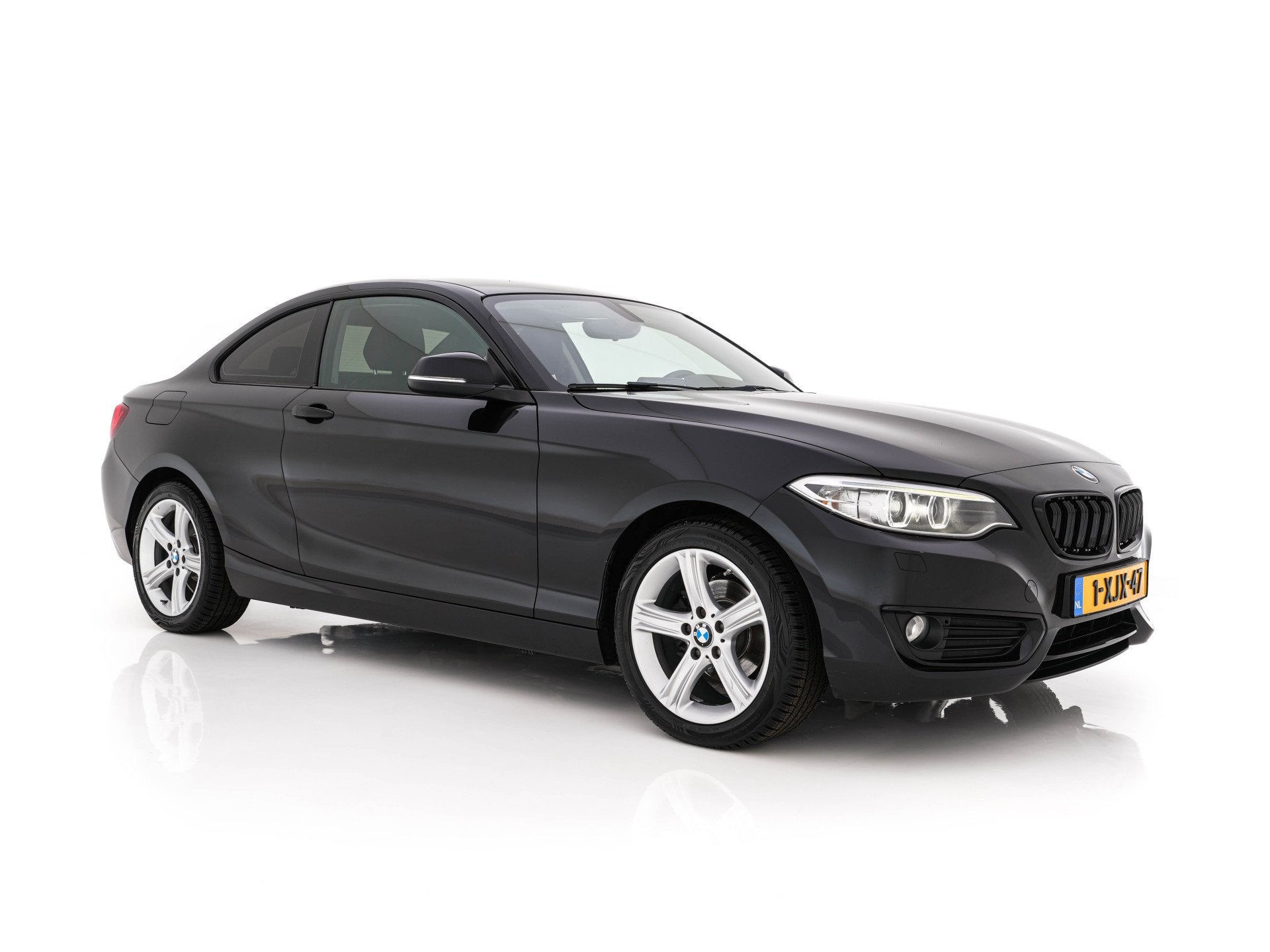 BMW 2 Serie Coupé 218d Executive Aut. *XENON | NAVI-FULLMAP, Auto's, BMW, Automaat, Zwart, Origineel Nederlands, Diesel