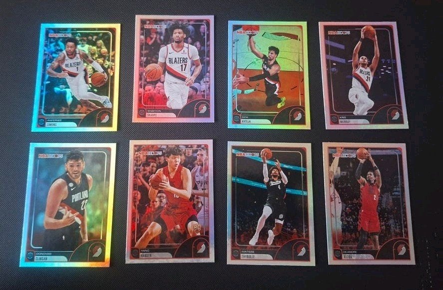 Portland Trail Blazers NBA Hoops Kaarten - Set van 8, Ophalen of Verzenden, Zo goed als nieuw, Overige sporten, Spelerskaart