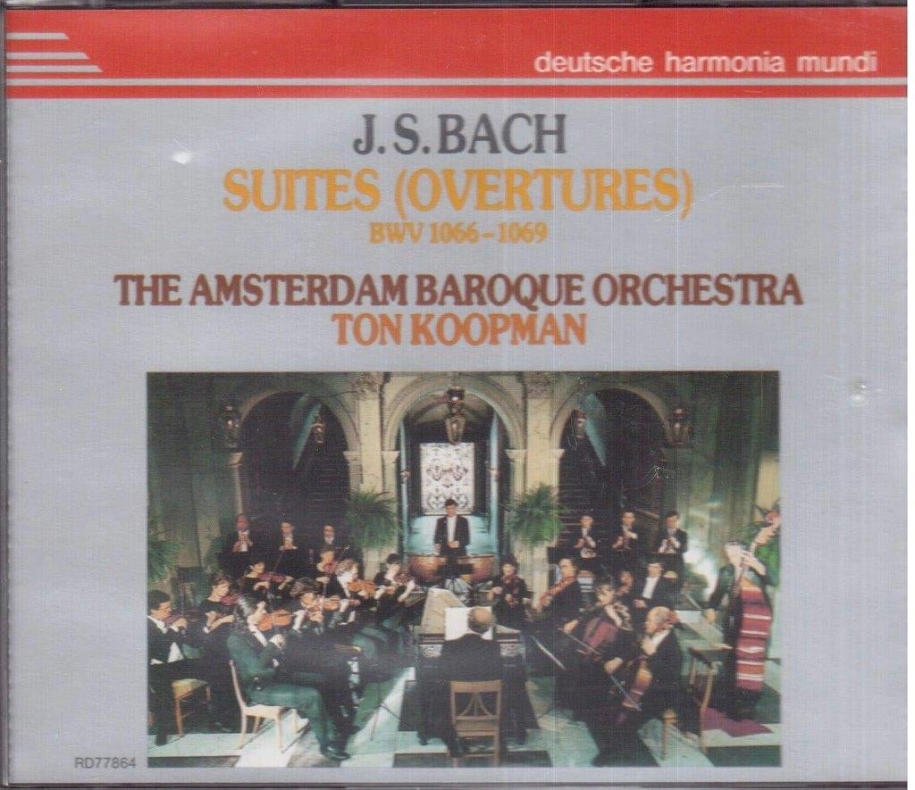 BACH Suites 2 - CD KOOPMAN DHM, Boxset, Ophalen of Verzenden, Barok, Kamermuziek