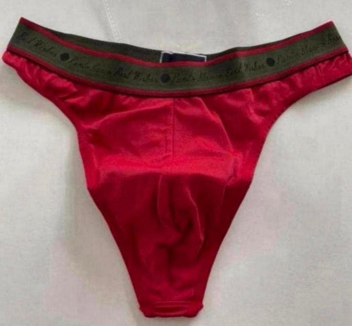 Nieuwe Polyamide string men, Verzenden, Rood, Slip