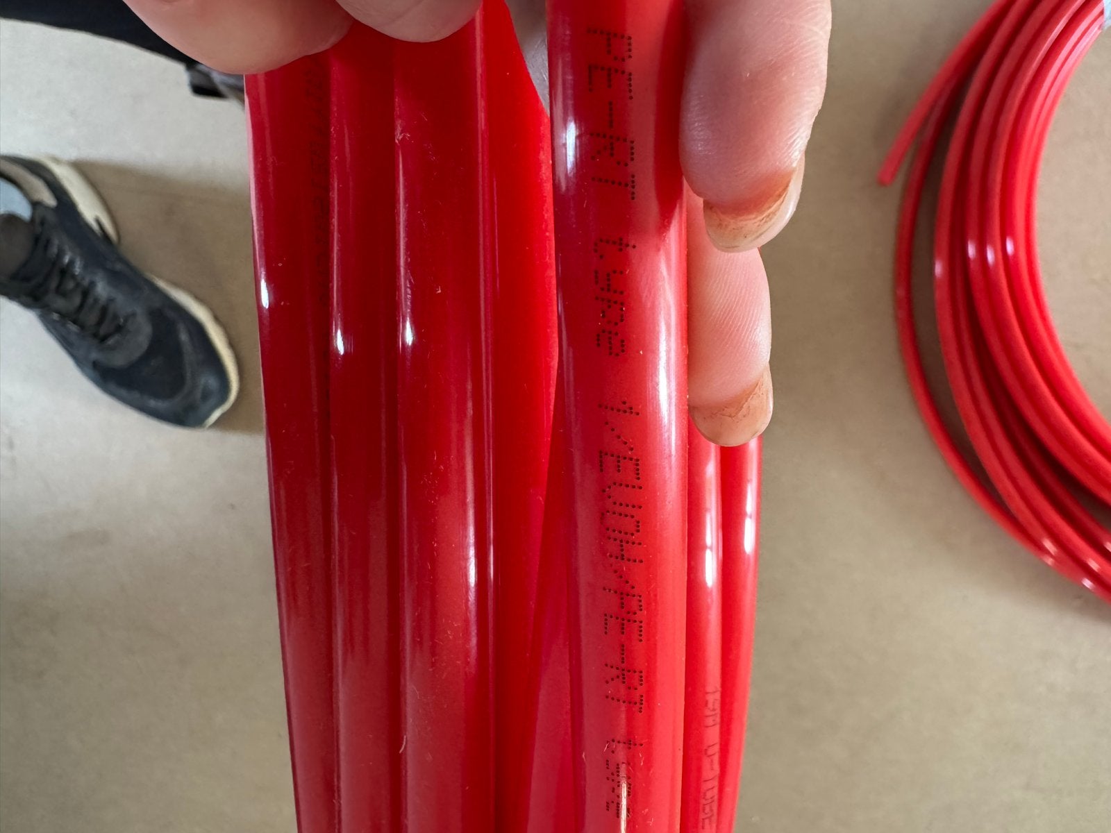Rode PE-RT Vloerverwarmingsbuis - 12 mm 78 meter totaal, Ophalen, Nieuw, Overige typen