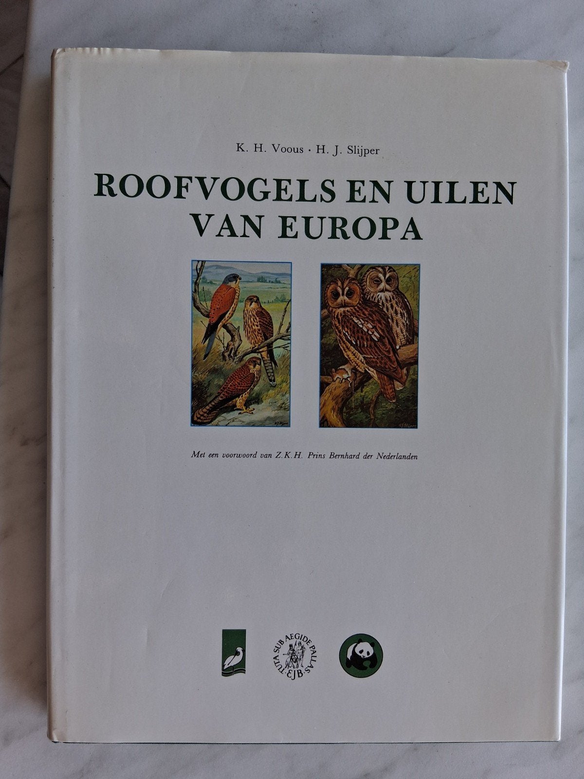 ROOFVOGELS EN UILEN VAN EUROPA door K. VOOUS en SLIJPER, Ophalen of Verzenden, Nieuw, Vogels