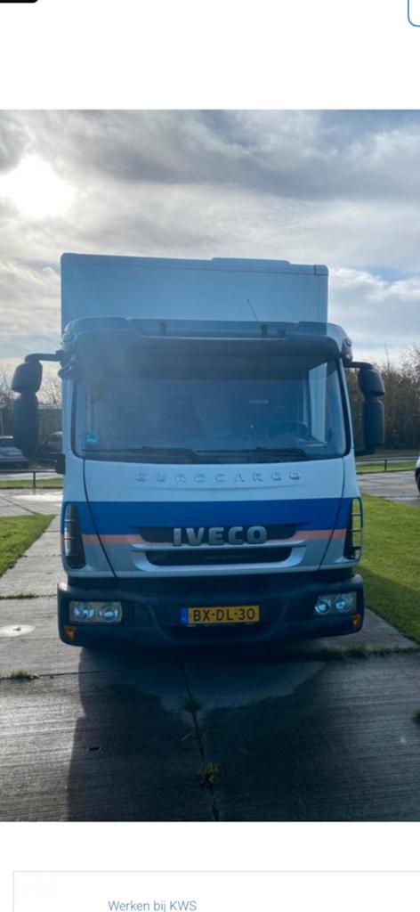 Iveco witte camper vrachtwagen, Caravans en Kamperen, Campers, Overige merken, Standaard zit, Tot en met 2, Particulier