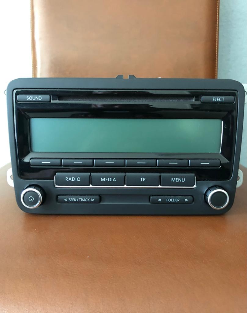 VW - Radio Passat b6, golf VI, Tiguan 1K0-035-186-AA, Ophalen of Verzenden, Gebruikt