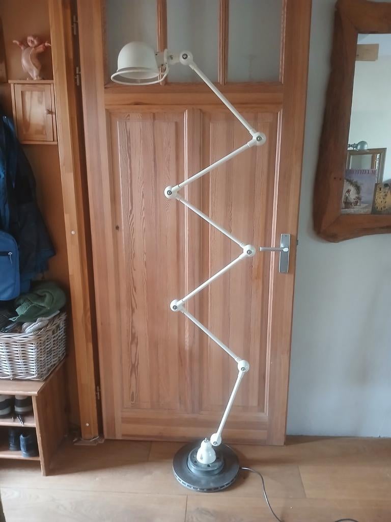 Jielde lamp 6 armen, wit, Ophalen of Verzenden, Minder dan 100 cm