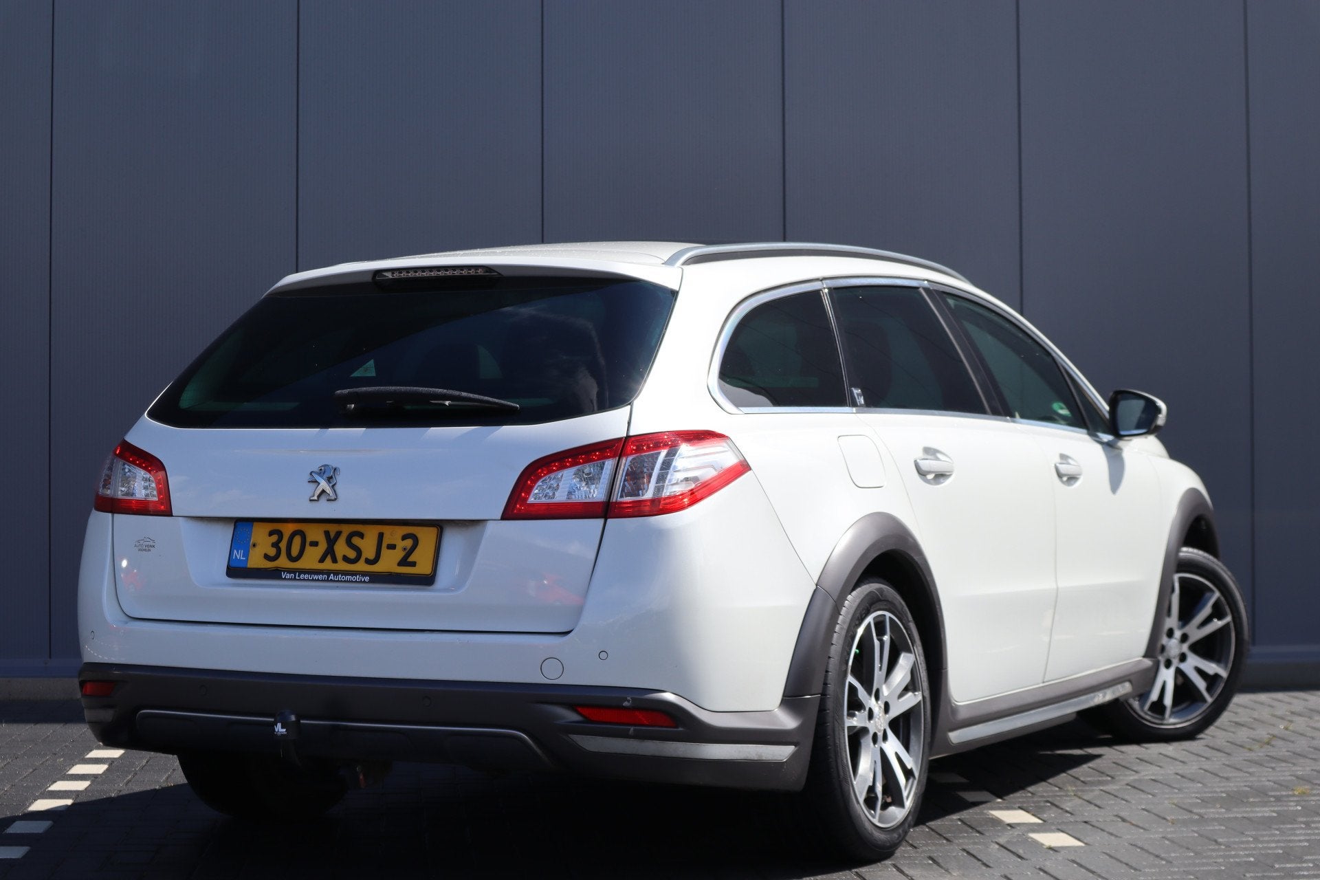Peugeot 508 RXH 2.0 HDi Hybrid4 | Leder | Trekhaak, Auto's, Peugeot, Automaat, Euro 5, Gebruikt, Zwart