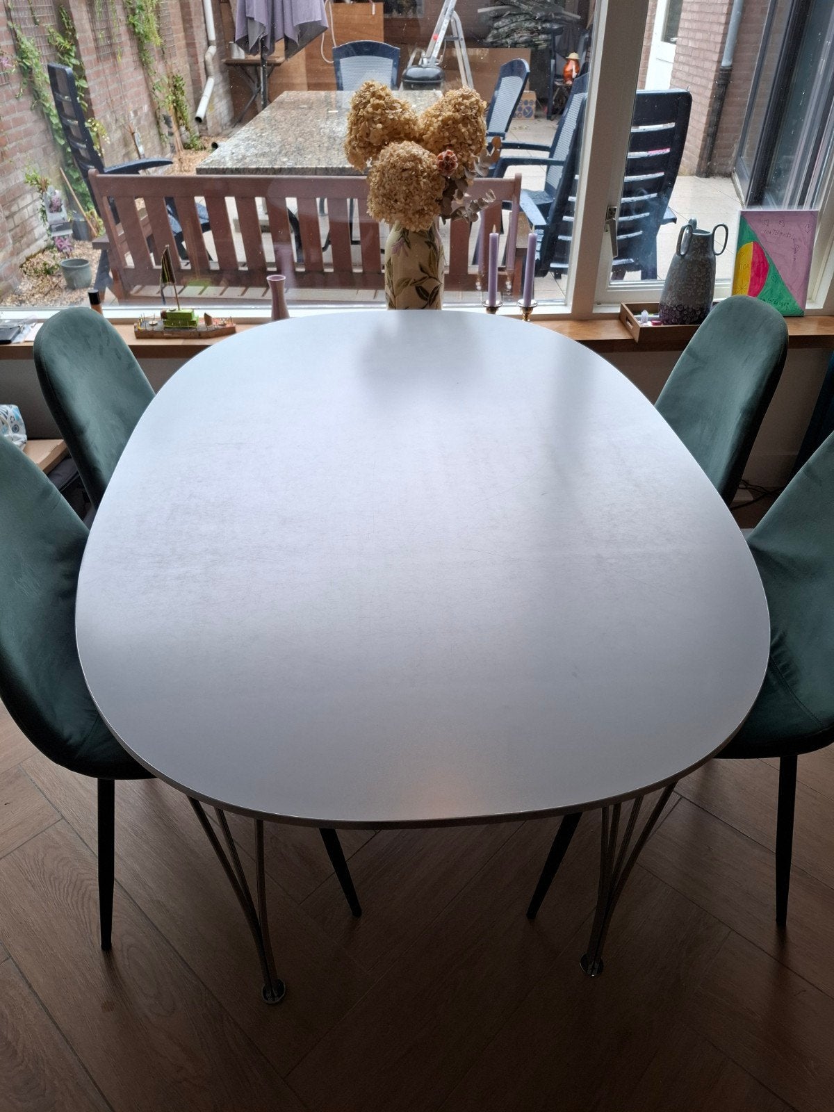 Fritz Hansen, spanpoottafel, design., Ophalen