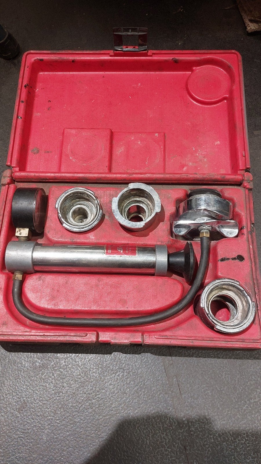 snap-on koelsysteem test set afpersset, Ophalen of Verzenden