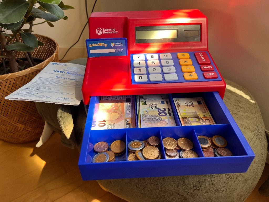 Learning Resources Kassa met rekenmachine en geld - NIEUW, Ophalen of Verzenden, Nieuw
