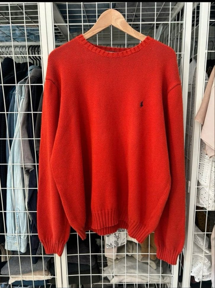 Ralph Lauren Rode Jumper XXL, Ophalen of Verzenden, Zo goed als nieuw, Overige maten, Rood