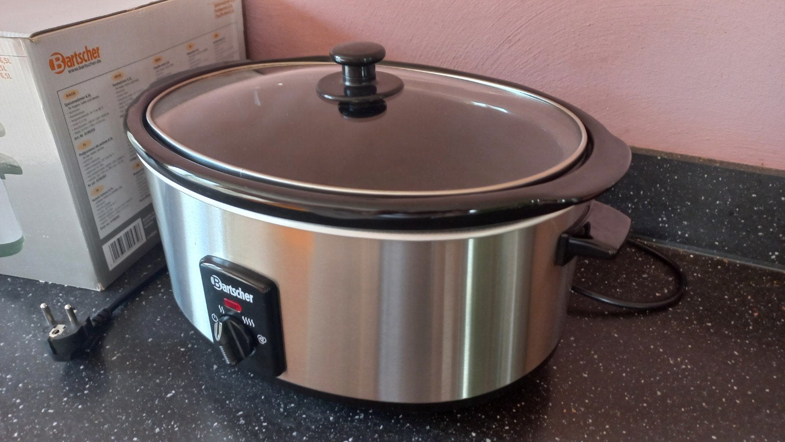 Bartscher Foodwarmer / Slowcooker 6,5 liter, Witgoed en Apparatuur, Ophalen of Verzenden, Zo goed als nieuw