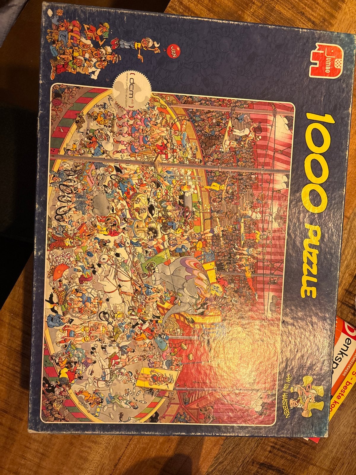 Jan van Haasteren Puzzel - Circus (1000 stukjes), Ophalen, 500 t/m 1500 stukjes, Gebruikt, Legpuzzel