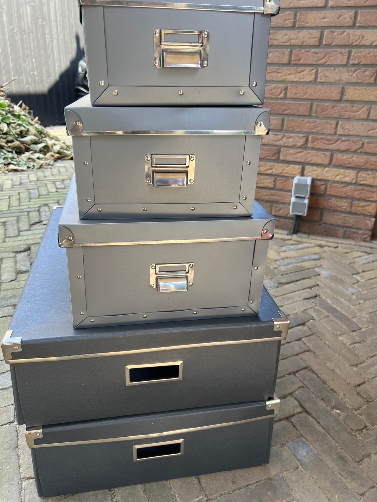 5x archiefdoos met dekstel., Ophalen, Zo goed als nieuw