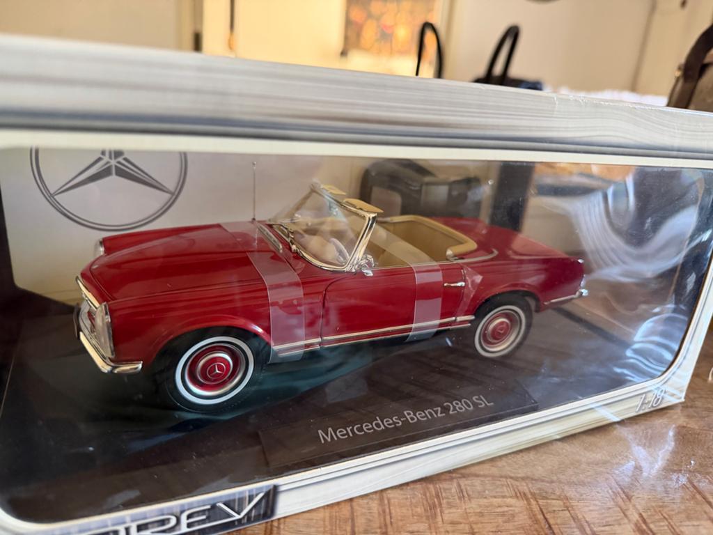 Norev 1/18 Mercedes 280SL - Nieuw in verpakking, D, Auto, Nieuw, Norev