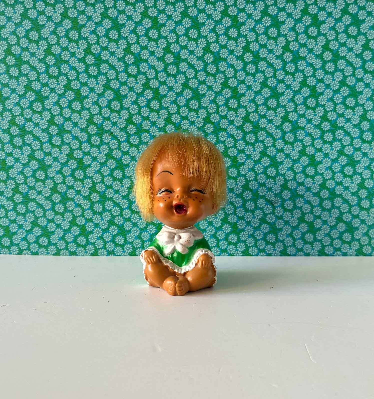 Vintage 70’s emotie popje Korea, Verzamelen, Ophalen of Verzenden, Overige typen