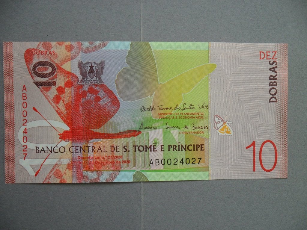 Sao Tome #W77 [2020] / 10 dobras UNC, Verzenden, Overige landen, Los biljet