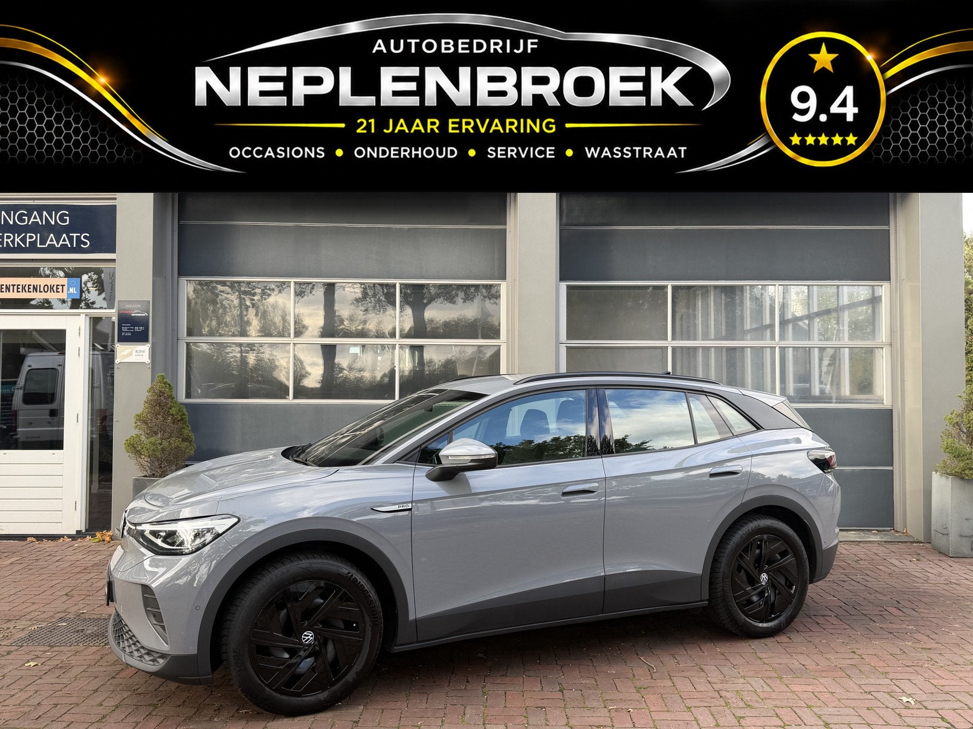 Volkswagen ID.4 Pro 77 kWh SOH 95% KM 92.124 Dealer onderhou, Auto's, Automaat, Dealer onderhouden, Gebruikt, Zwart