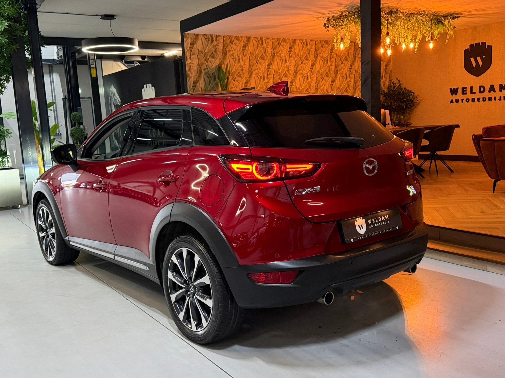 Mazda CX-3 2.0 SkyActiv-G 120 GT-M Garantie Automaat|Dealero, Auto's, 1998 cc, Gebruikt, 4 cilinders, Leder