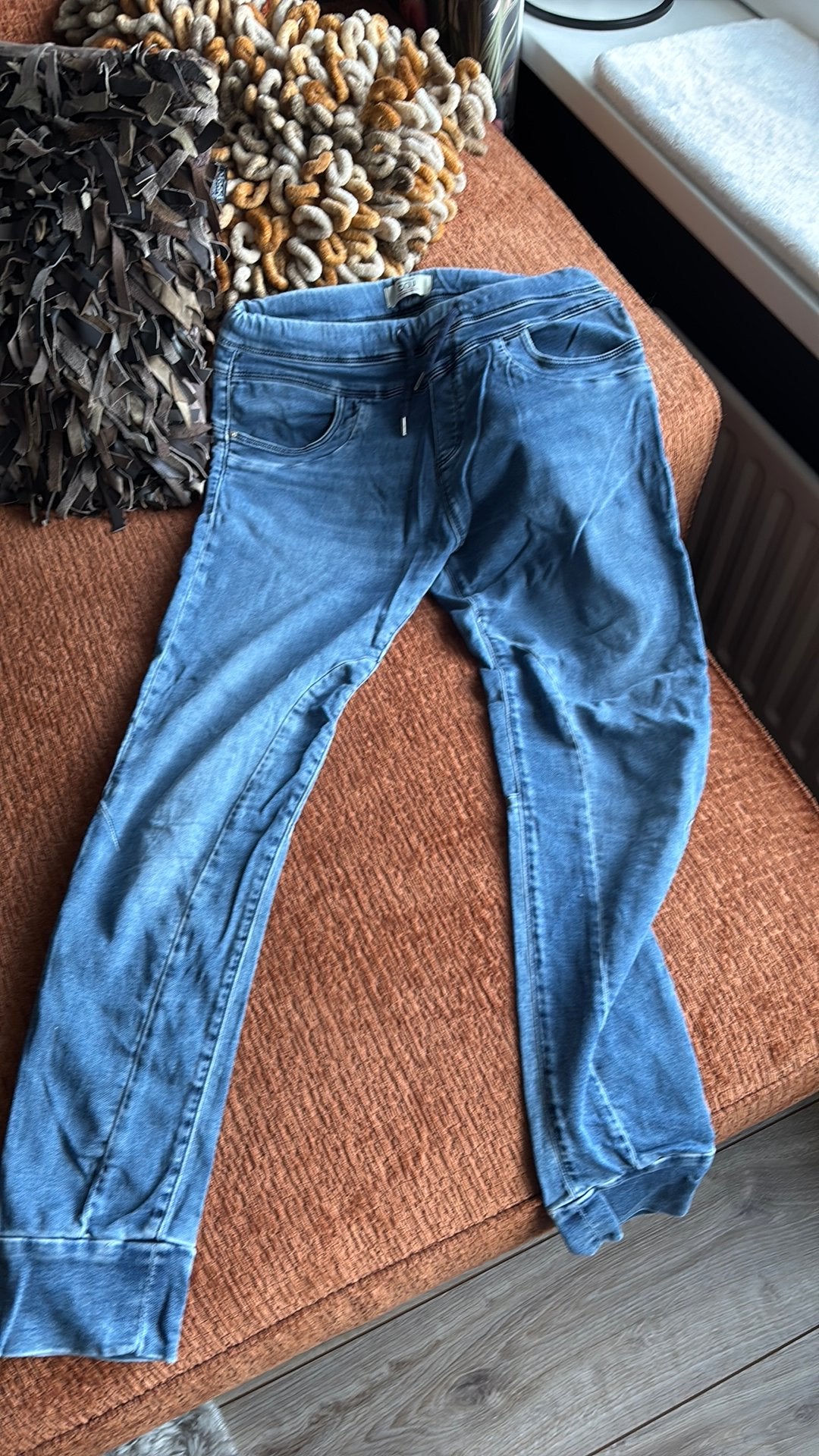 C.O.J Dames jeans L, Kleding | Dames, Ophalen of Verzenden, Zo goed als nieuw, Blauw, W30 - W32 (confectie 38/40)