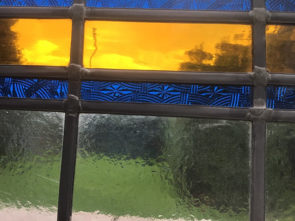 Glas in lood ramen, Minder dan 80 cm, Overige typen, Ophalen of Verzenden, Zo goed als nieuw