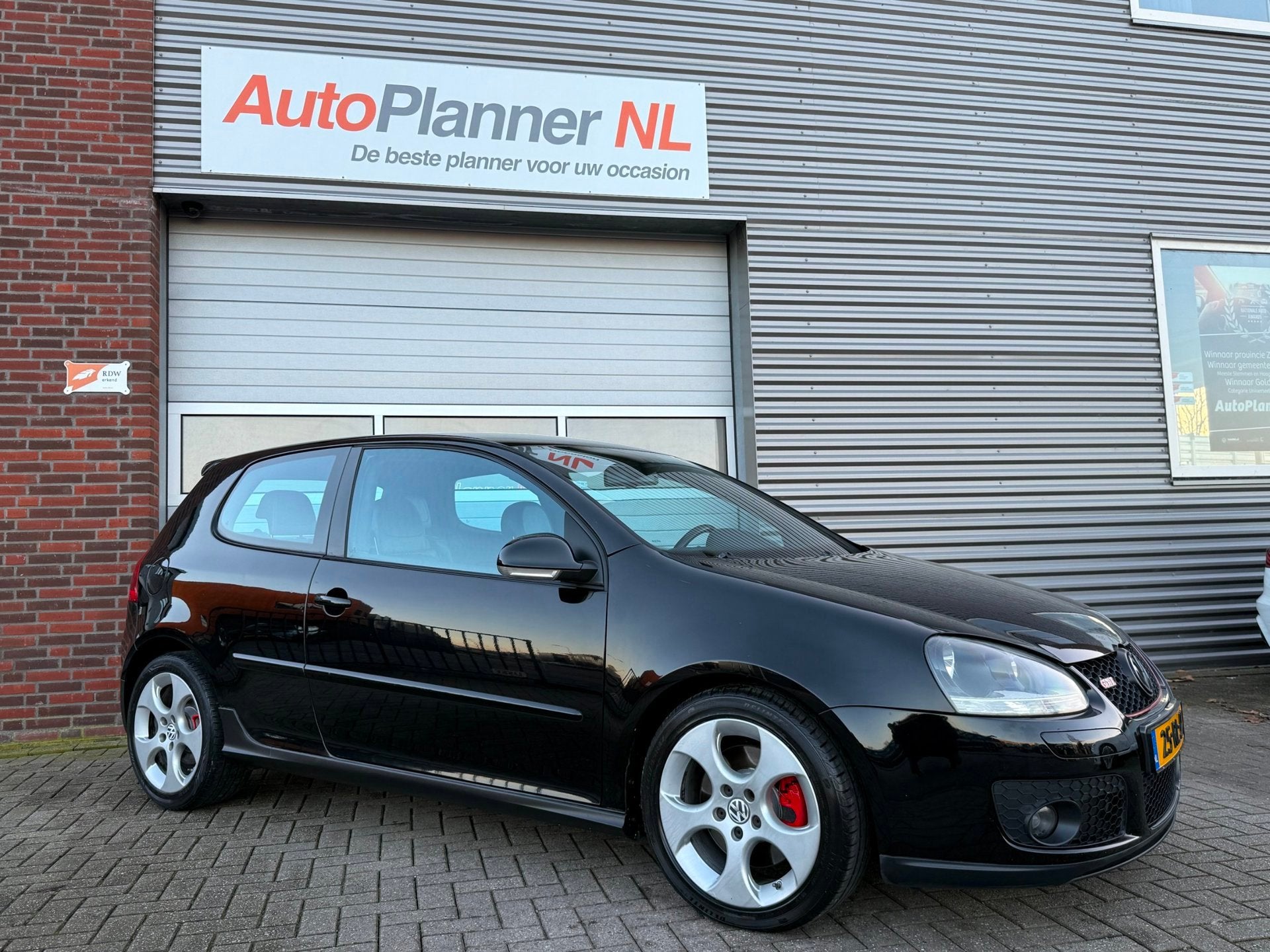 Volkswagen Golf V 2.0 TFSI GTI! Clima! Cruise! Leder! Stoelv, Auto's, Volkswagen, Gebruikt, Zwart, 4 cilinders, Zwart