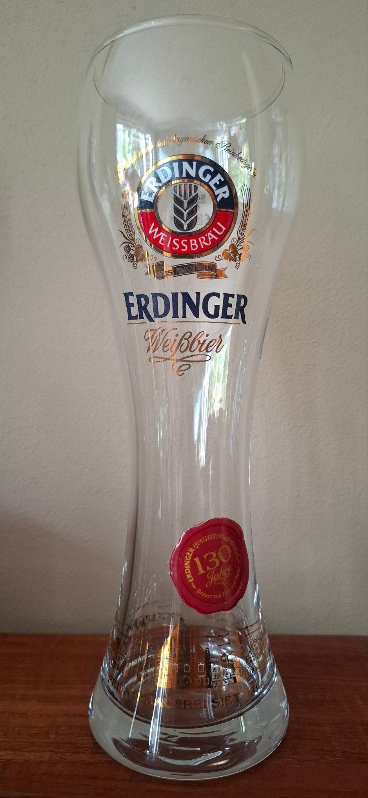 Erdinger 0.5L weißbier glas, Ophalen of Verzenden, Nieuw, Glas of Glazen, Overige merken