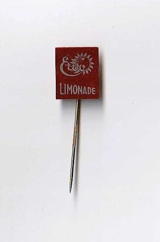 blikken speld Ervo, limonade, Kunrade / Voerendaal, Verzenden, Gebruikt, Overige onderwerpen, Speldje of Pin