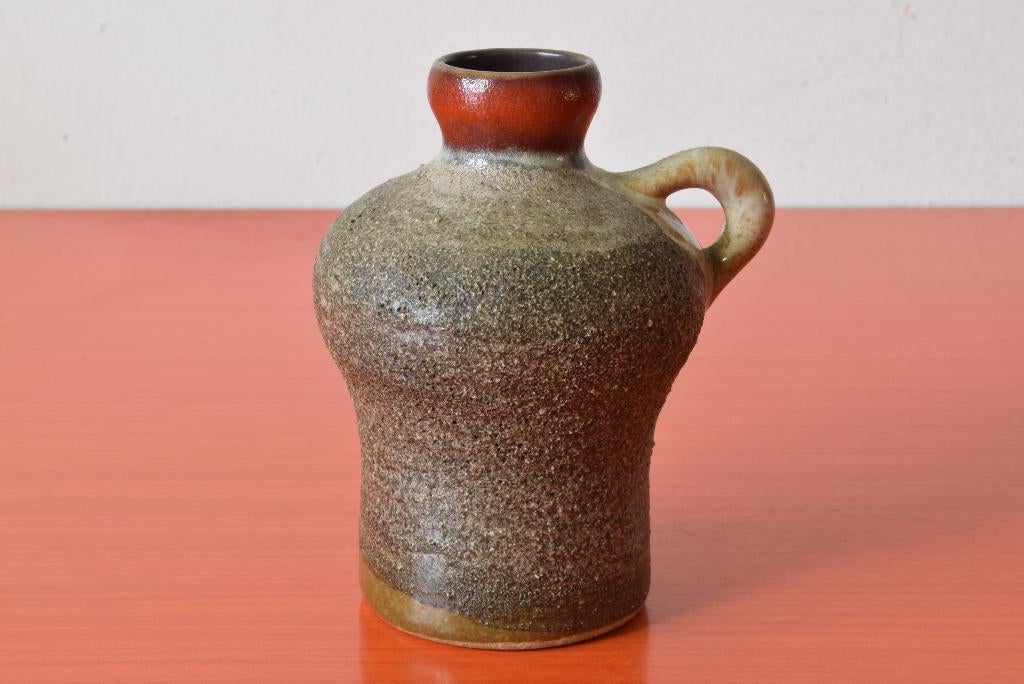 Retro vintage East-Germany (GDR) Strehla fat lava vaas, Antiek en Kunst, Antiek | Vazen, Ophalen of Verzenden