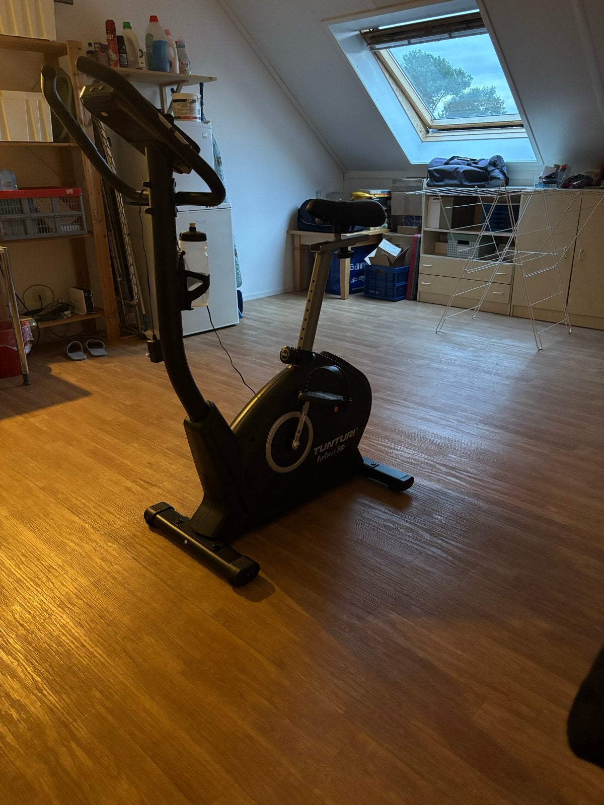 Tunturi FitCycle 50i Hometrainer - Zo goed als nieuw, Sport en Fitness, Fitnessapparatuur, Zo goed als nieuw, Hometrainer, Benen