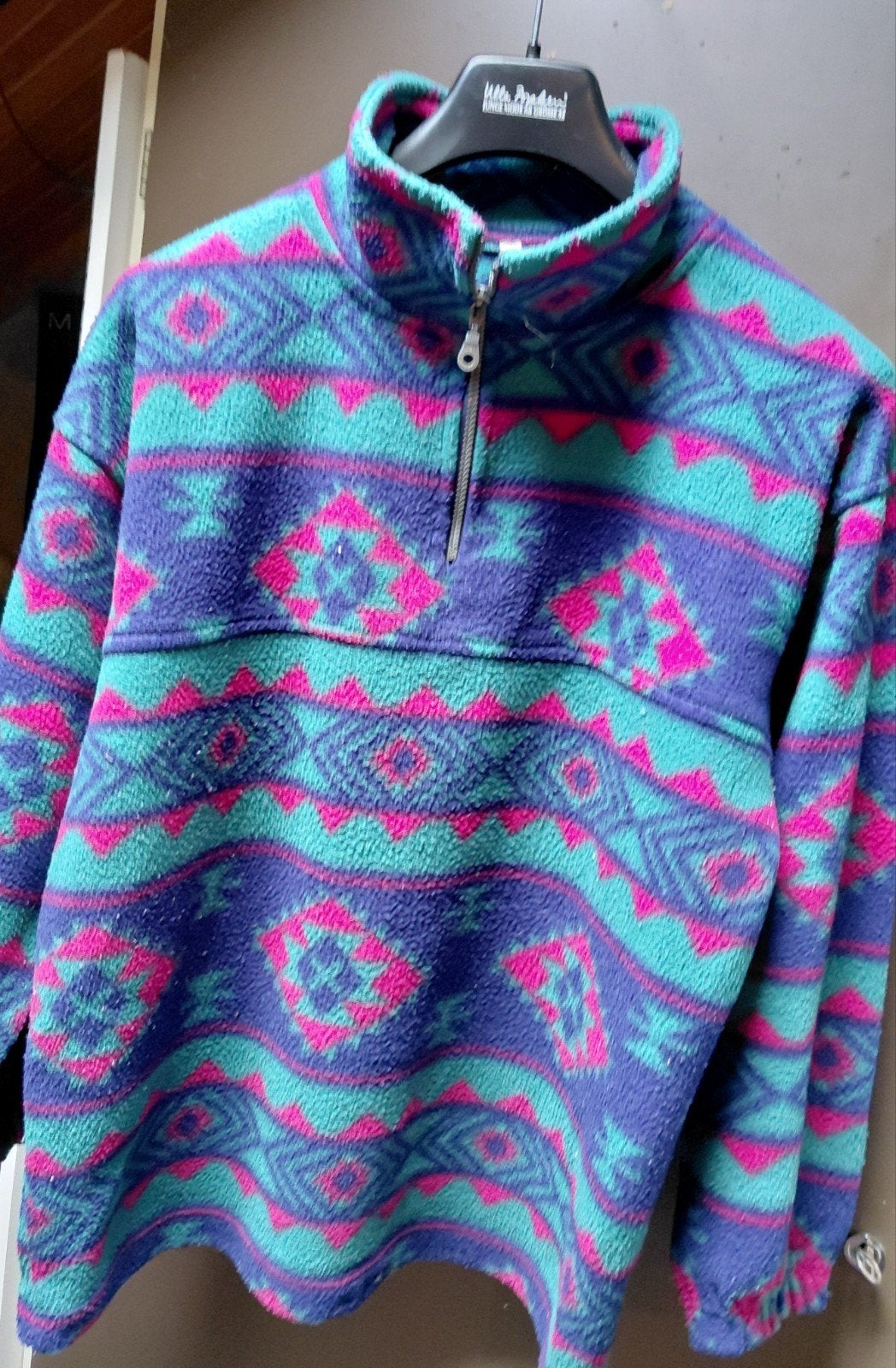 teddy trui voor man/vrouw een maat, Ophalen of Verzenden, Gedragen, Overige maten, Blauw
