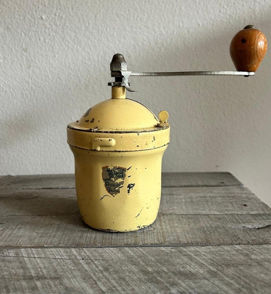 vintage Peugeot Freres G1 metalen koffiemolen, Antiek en Kunst, Antiek | Keukenbenodigdheden, Ophalen
