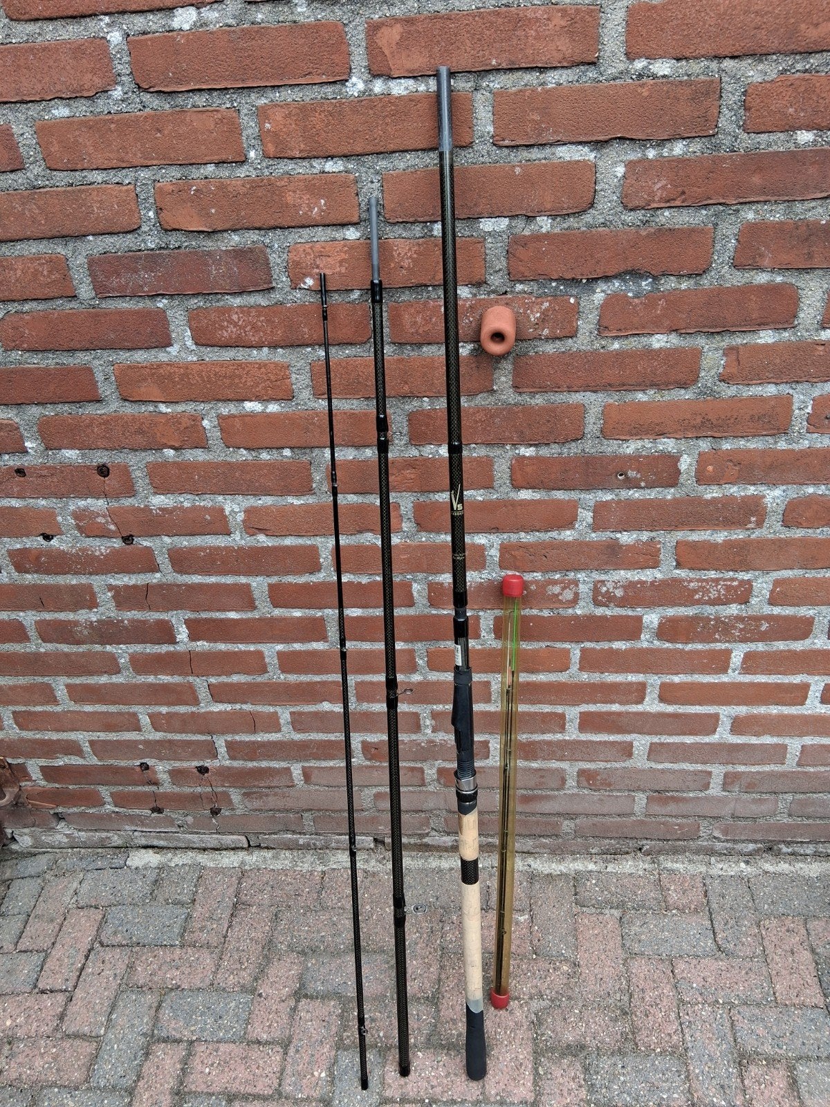 VS van W. Hendriks Feeder Hengel 4.20m 150gr, Ophalen of Verzenden, Gebruikt, Werphengel