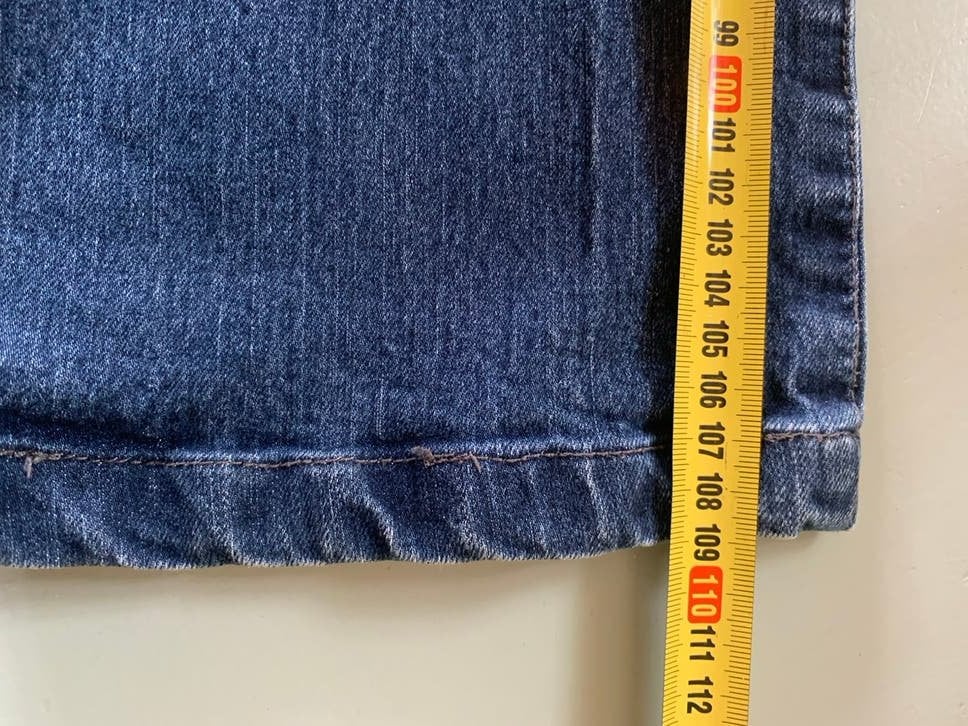 Spijkerbroek, senioren met elastiek. Blauw, Ophalen of Verzenden, Zo goed als nieuw, Blauw