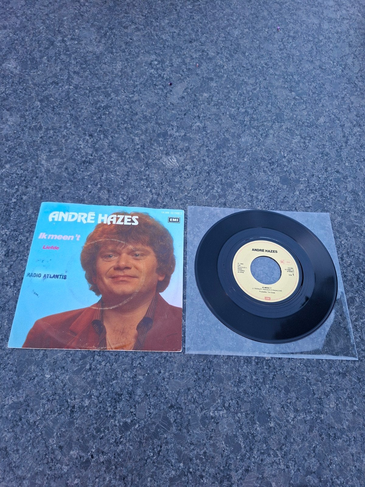 André Hazes - Ik Meen't / Liefde  ( 1984 ), Gebruikt, 7 inch, Ophalen of Verzenden, Beschermende buitenhoes