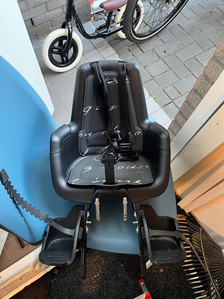 Bobike Mini + front bike seat, Ophalen, Zo goed als nieuw, 9 t/m 18 kg
