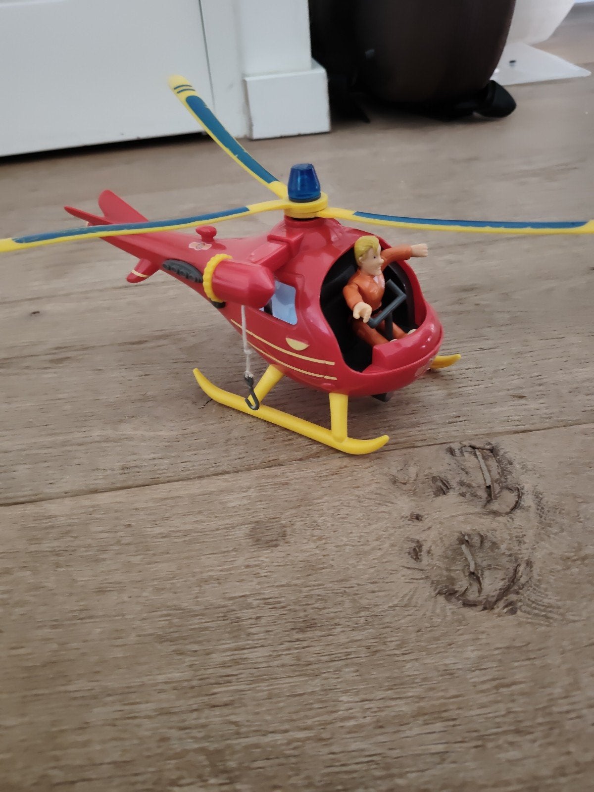 Brandweerman Sam Helikopter met Figuur, Ophalen, Gebruikt