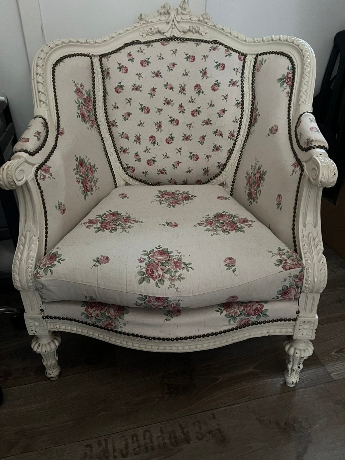 Prachtige Franse Louis XV-stijl fauteuil, Ophalen