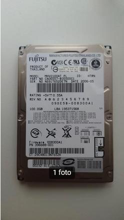 ZGAN Fujitsu 100GB 2,5" IDE laptop harddisk, Computers en Software, Harde schijven, Zo goed als nieuw, Laptop, Intern, HDD, IDE