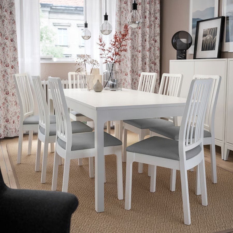 Nieuw in doos 2-IKEA EKEDALEN chair/stoel - white/wit, Huis en Inrichting, Stoelen, Twee, Wit, IKEA EKEDALEN, Nieuw