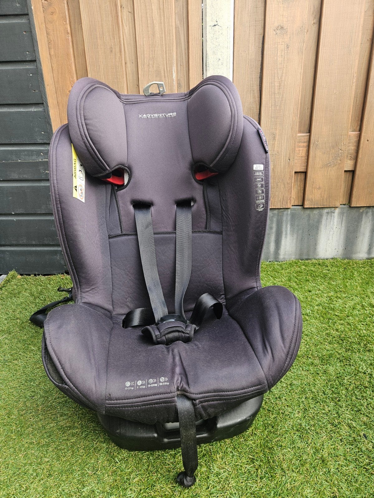 Xadventure Elite 360 Fix autostoel 0-36 kg, Autogordel of Isofix, Gebruikt, Verstelbare rugleuning, Ophalen