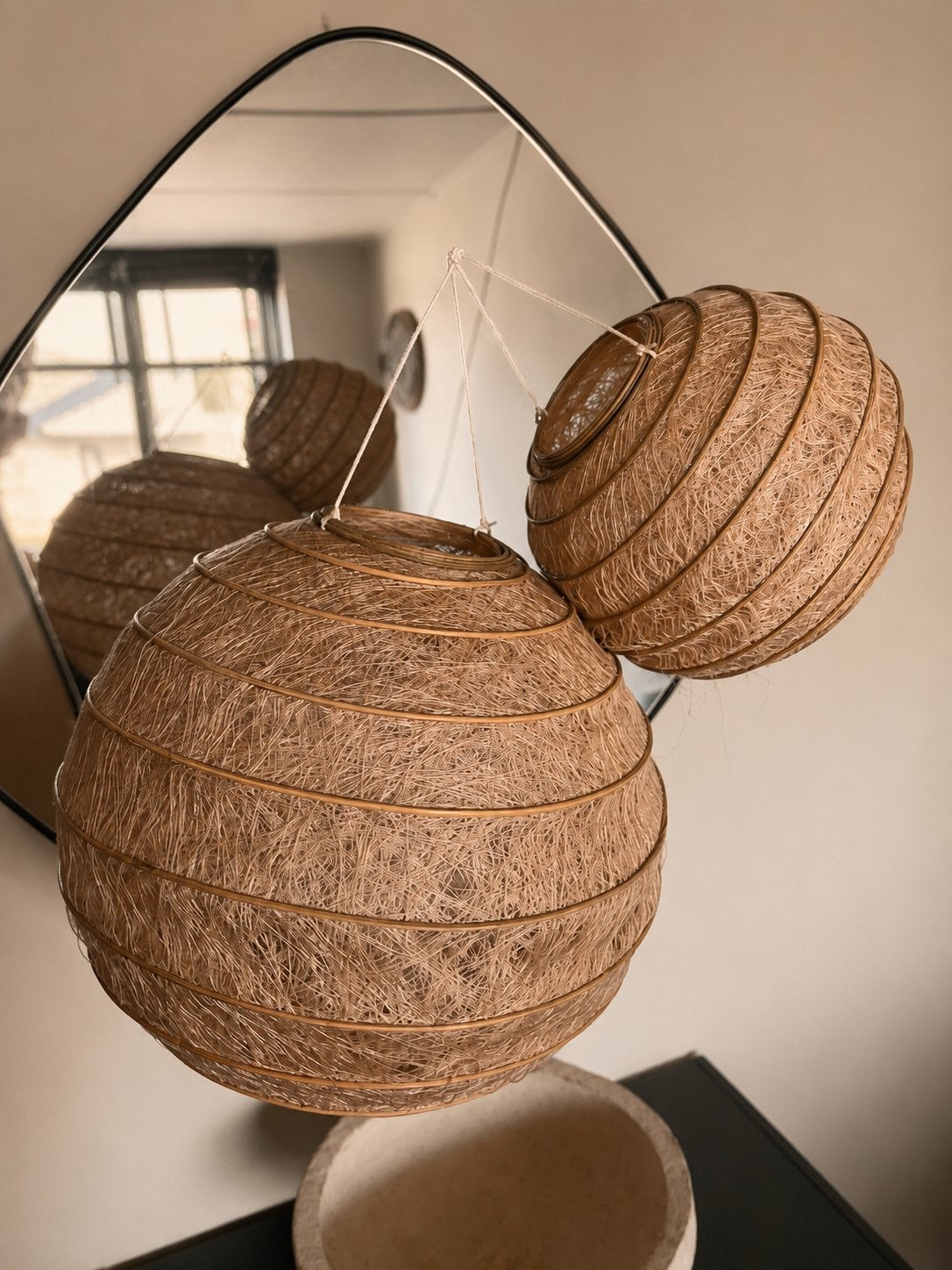 Set van 2 sierbollen voor in huis of de tuin, Ophalen, Zo goed als nieuw